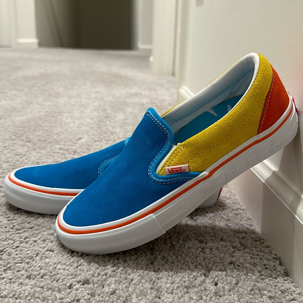 Vans Slip-On Pro x The Simpsons “Bart,” US Men’s 7.0/Women’s 8.5, No tags/box.